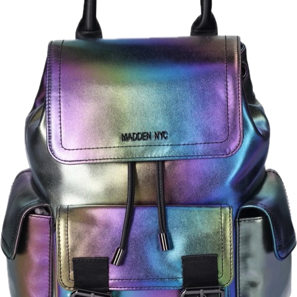 Madden  NYC Multicolor Metallic Backpack